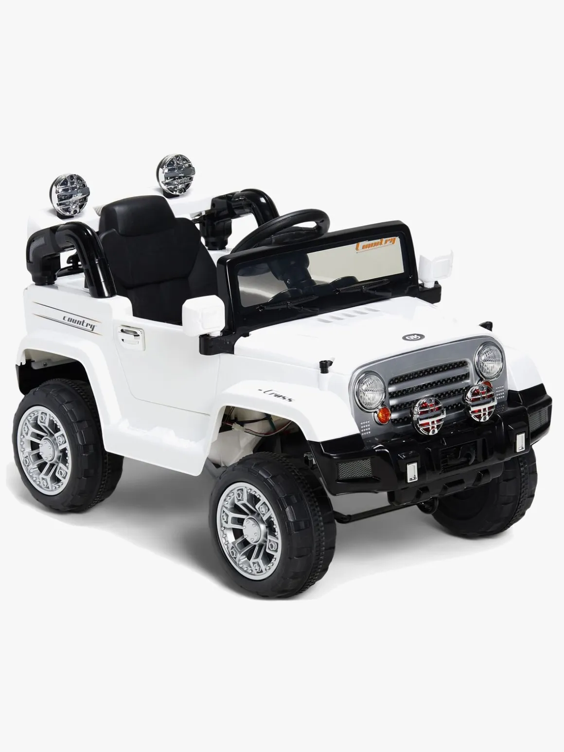 Alex's Garage Elbil Jeep, Hvid