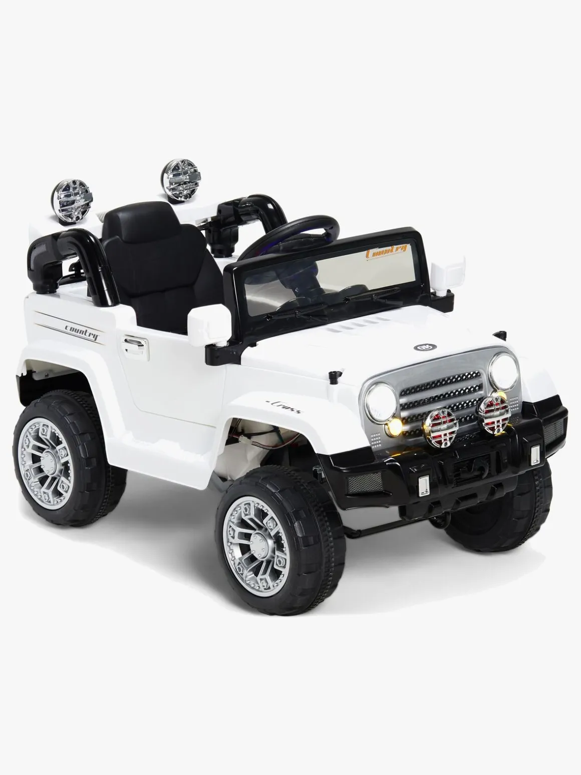 Alex's Garage Elbil Jeep, Hvid