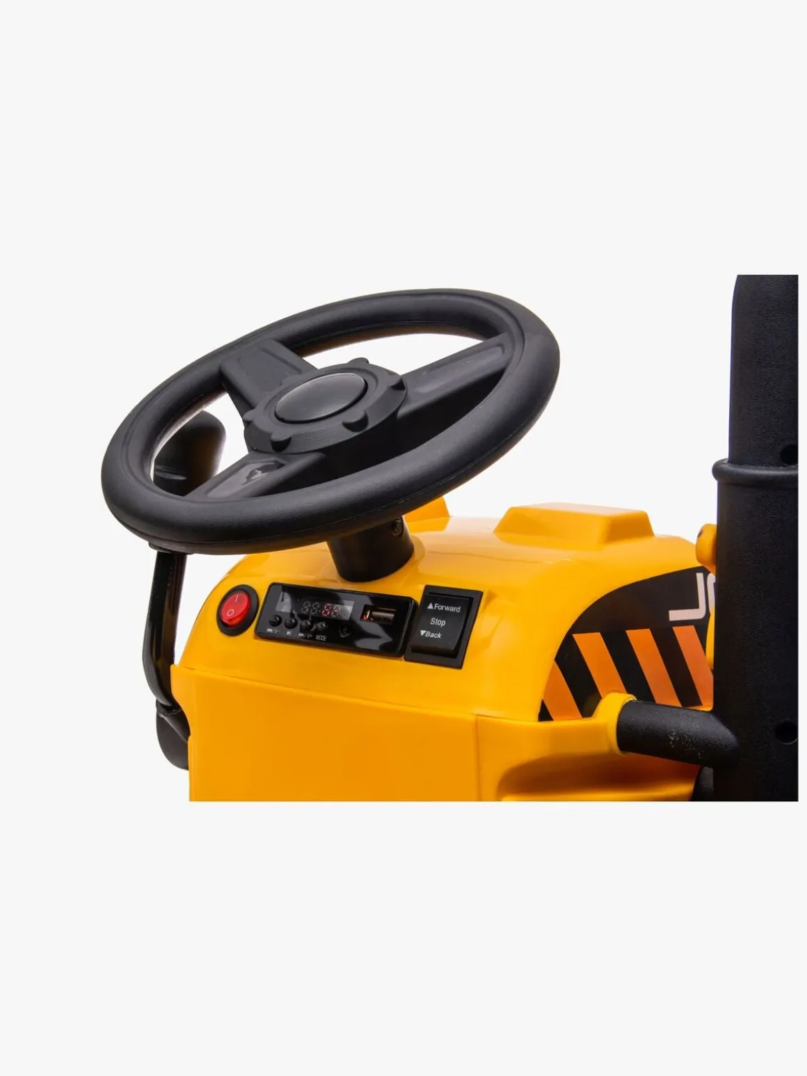 Alex's Garage Eltraktor med Front Loader, Gul