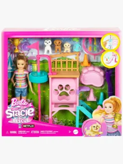 Barbie and Stacie to the Rescue Legesæt med Dukke Hundelegeplads