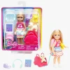Barbie Chelsea Travel Dukkesæt med Hundehvalp