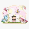 Barbo Toys Knoppuslespil Prinsesse & Enhjørning i Træ Lillie & Ellie 6 Brikker