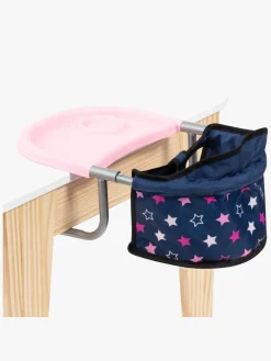 Bayer Design Babystol til Bord med Bakke, Blå/Pink