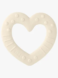 BIBS Baby Bitie Bidelegetøj Heart,  Ivory