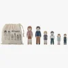 Bloomingville MINI Træfigurer Familien Wilton 6 Stk.