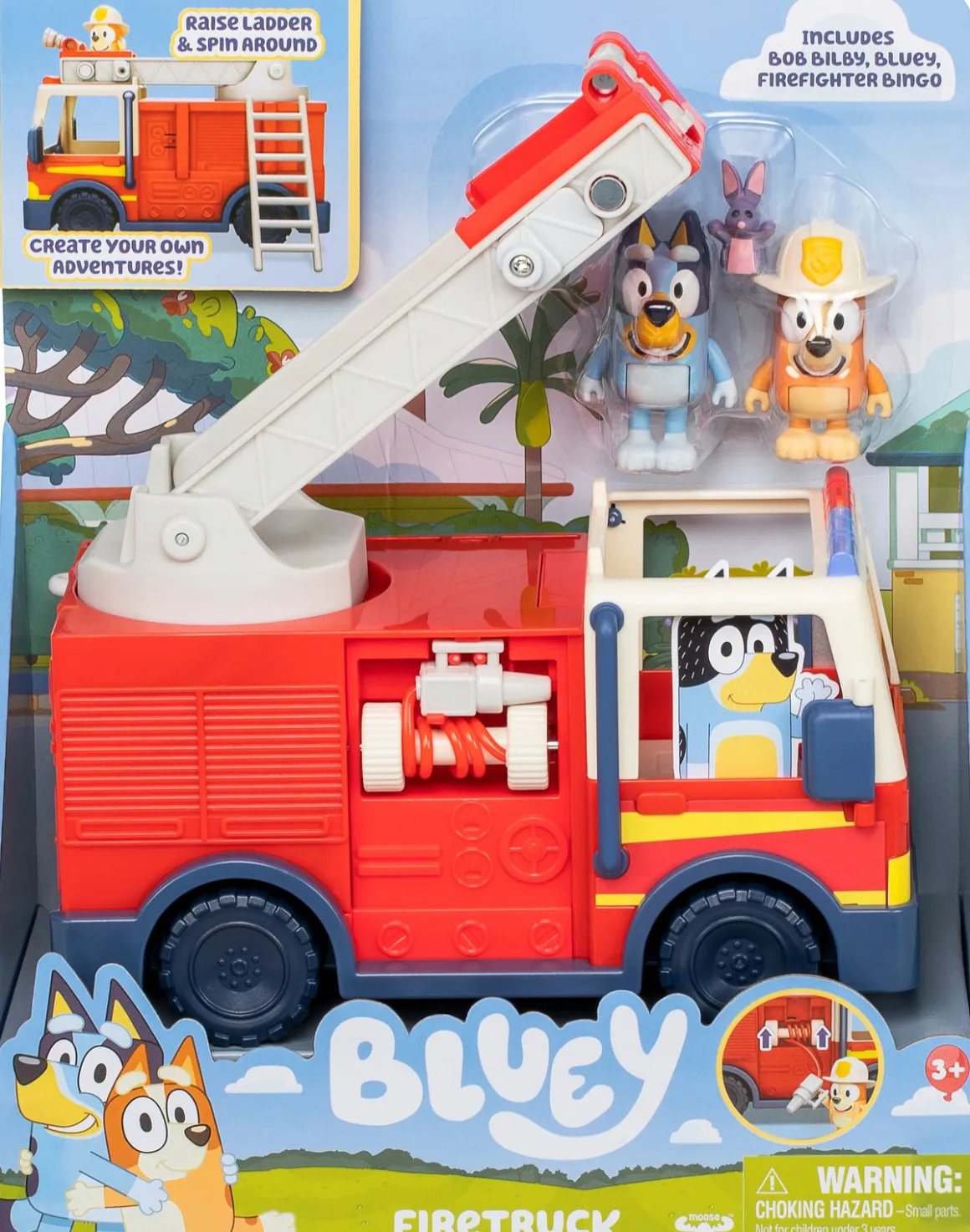 Bluey Brandbil med Figurer