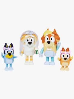 Bluey Figursæt Bryllup 4-pak