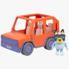 Bluey Heeler Bil med Bluey Bamse