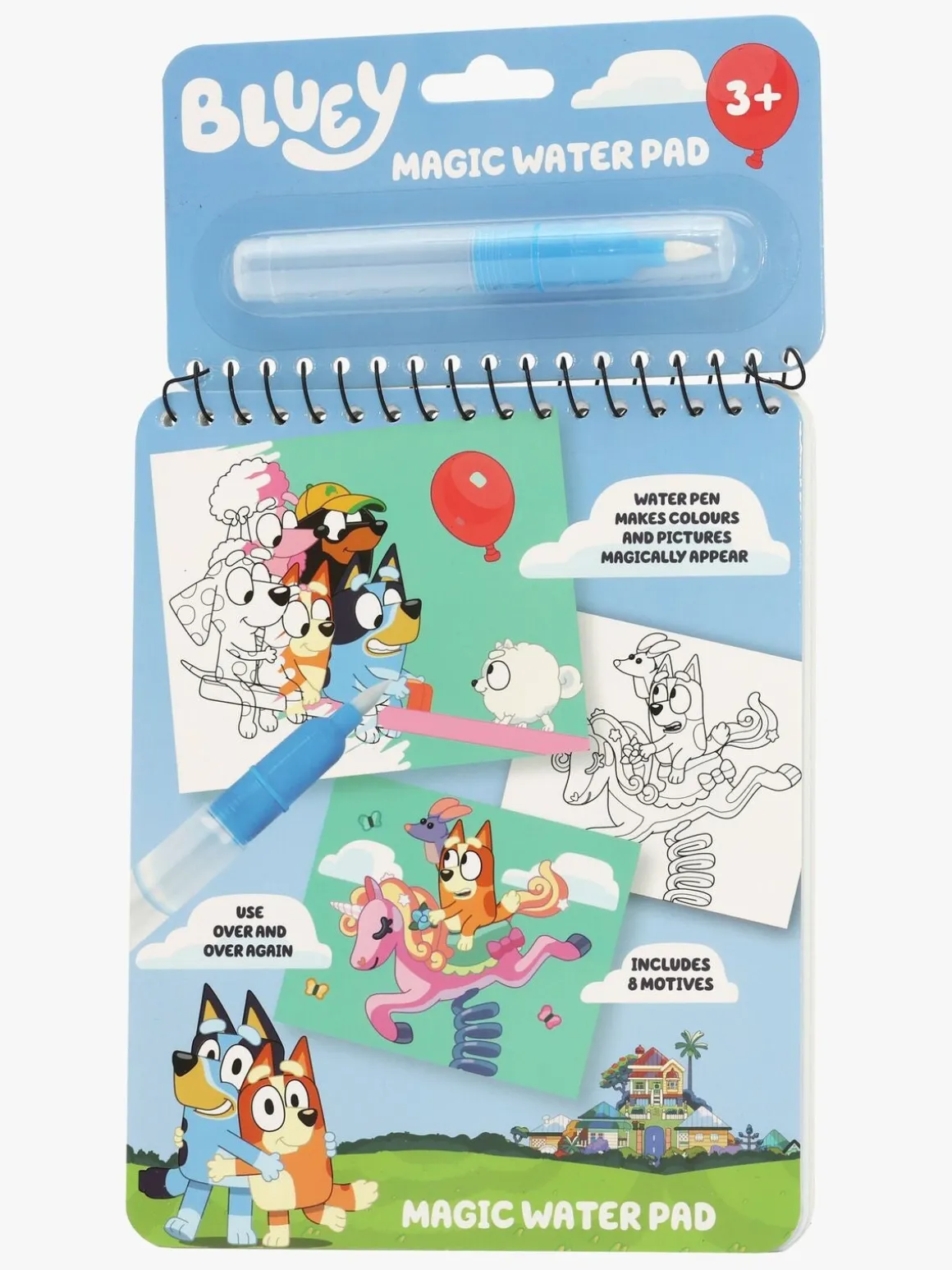Bluey Magic Water Malebog