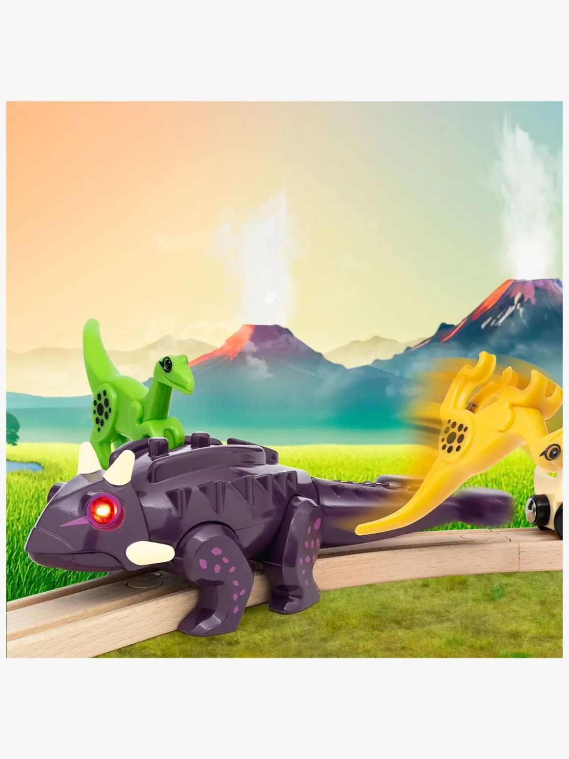 BRIO World 36082 Dinosaurvogn med Dinosaurer