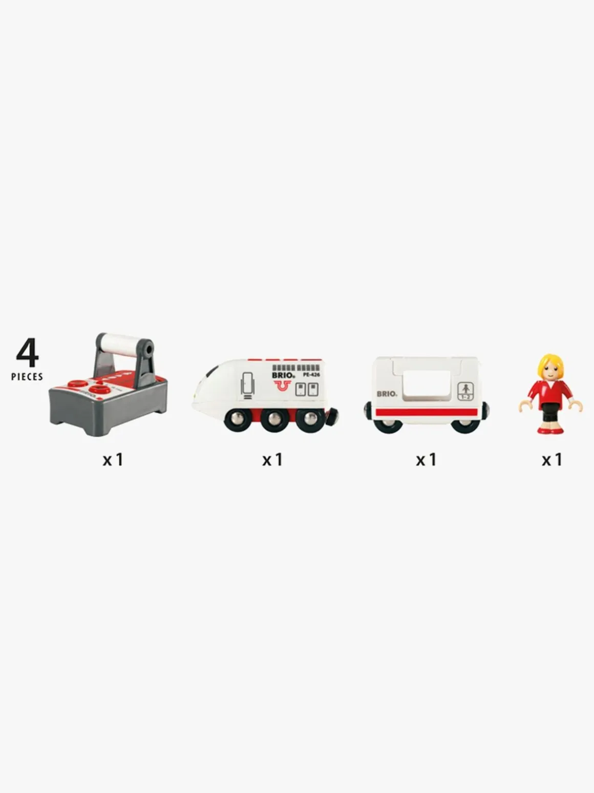 BRIO World 33510 Fjernstyret Passagertog