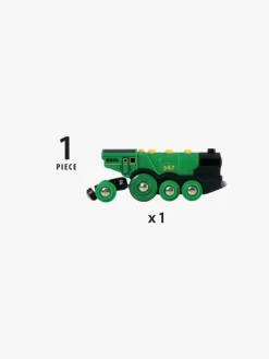 BRIO World 33593 Flot Grønt Lokomotiv B/O