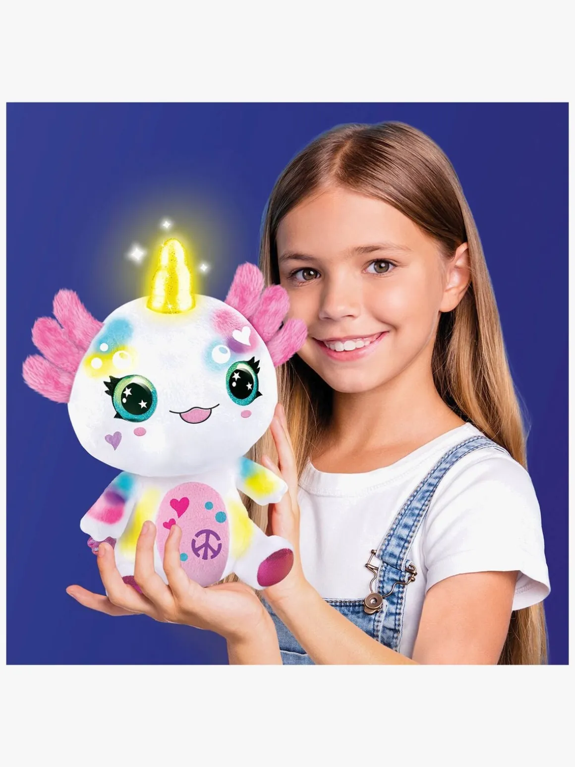 Canal Toys Airbrush Plush Bamse Axolotl