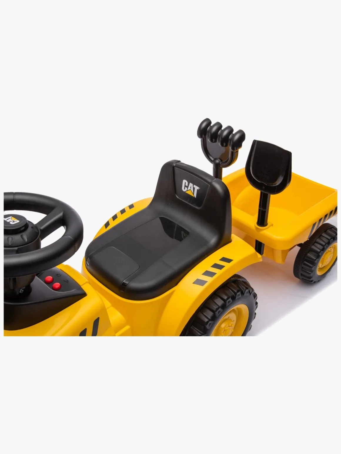 Caterpillar Gåbil med Trailer, Gul