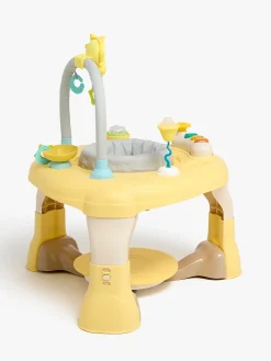 Cloudberry Castle Aktivitetscenter 3-i-1, Yellow/Beige