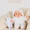 Cloudberry Castle Dukke med Dyredragt 40 cm, Hvid