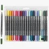 Colortime Tekstil Dobbeltusser Kompletterende Farver 20 stk.