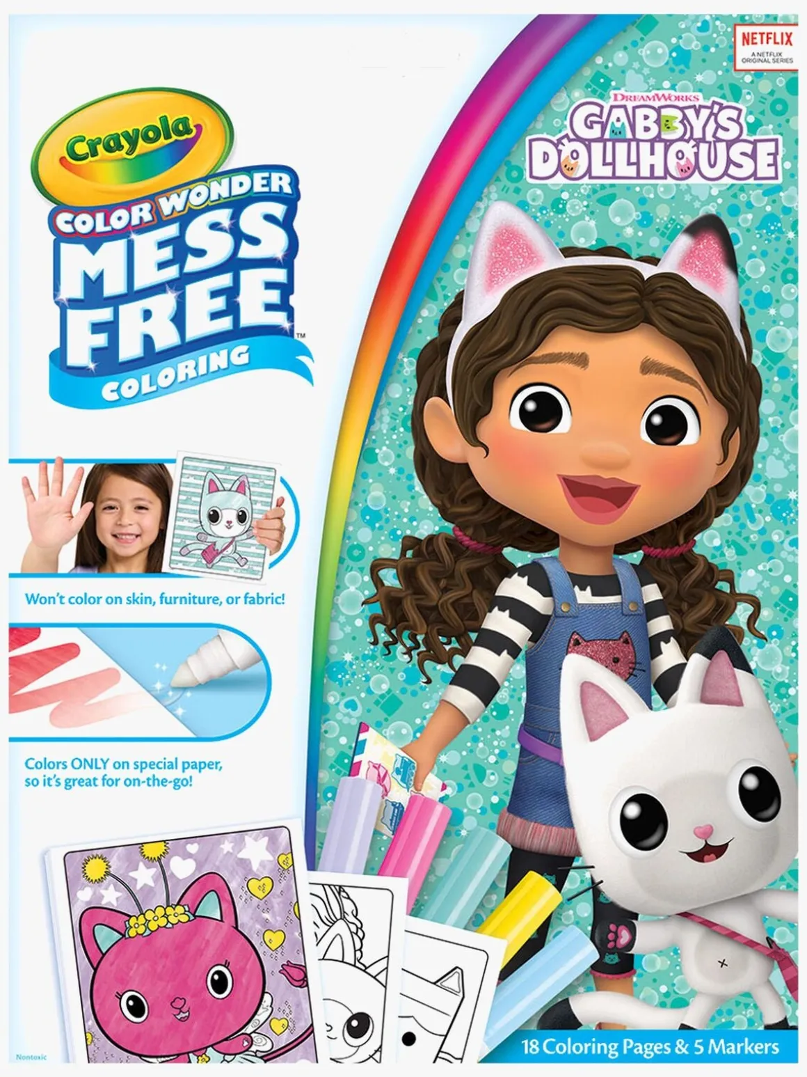Crayola Gabby's Dollhouse Color Wonder Malesæt