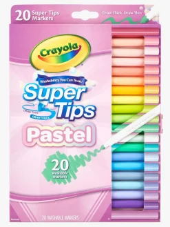 Crayola Super Tips Fiberpenne Pastel 20-pak