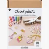 Creativ Company  Krympeplast DIY Sæt Øreringe og Halskæder