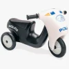 Dantoy Politi Motorcykel Gummihjul, Sort/Hvid