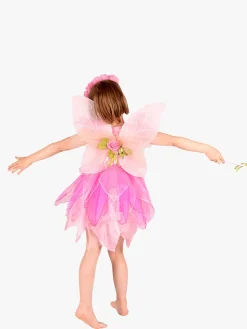 Den Goda Fen Kostume Fe med Tilbehør 98-104 cm, Pink