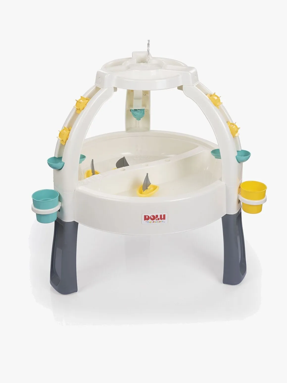 Dolu Fun Fountain Sand & Water Legebord, Hvid