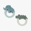Done By Deer Bidering Deer Friends 2-pak, Green/Blue
