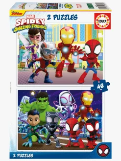 Educa Spidey and His Amazing Friends Puslespil 2x48 Brikker