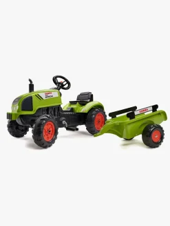 Falk Pedaltraktor med Trailer, Grøn