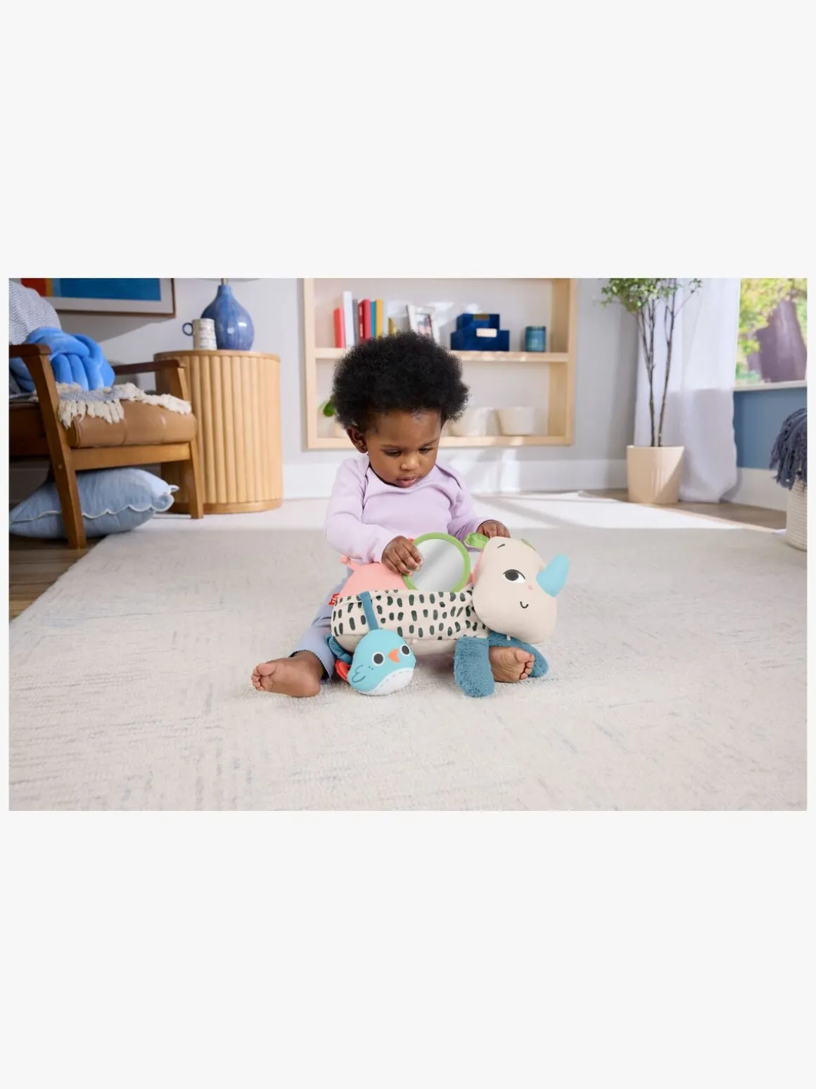 Fischer-Price Tummy Time Roaming Rhino Aktivitetslegetøj