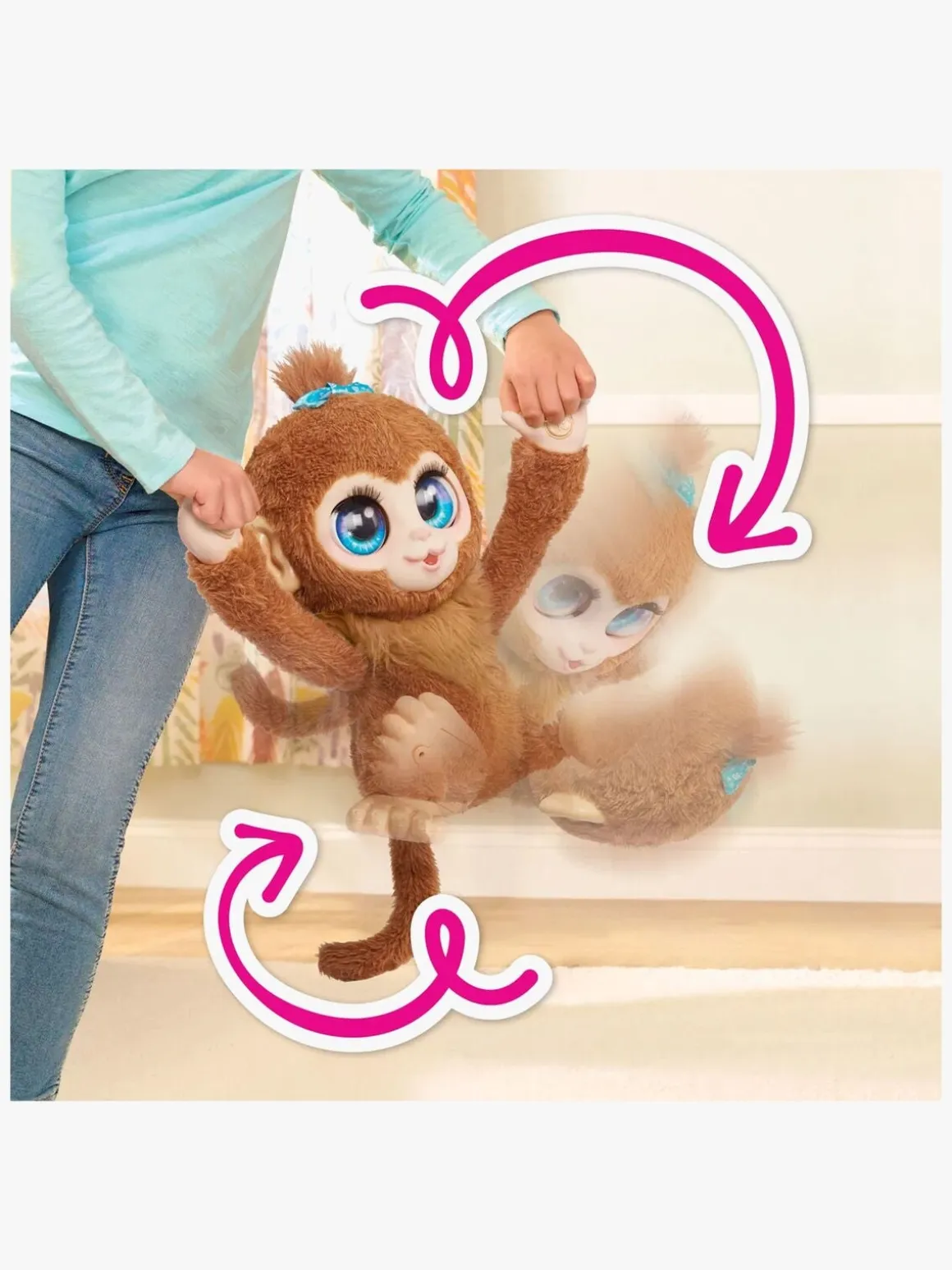 FurReal Peanut The Playful Monkey Interaktiv Abe 38 cm