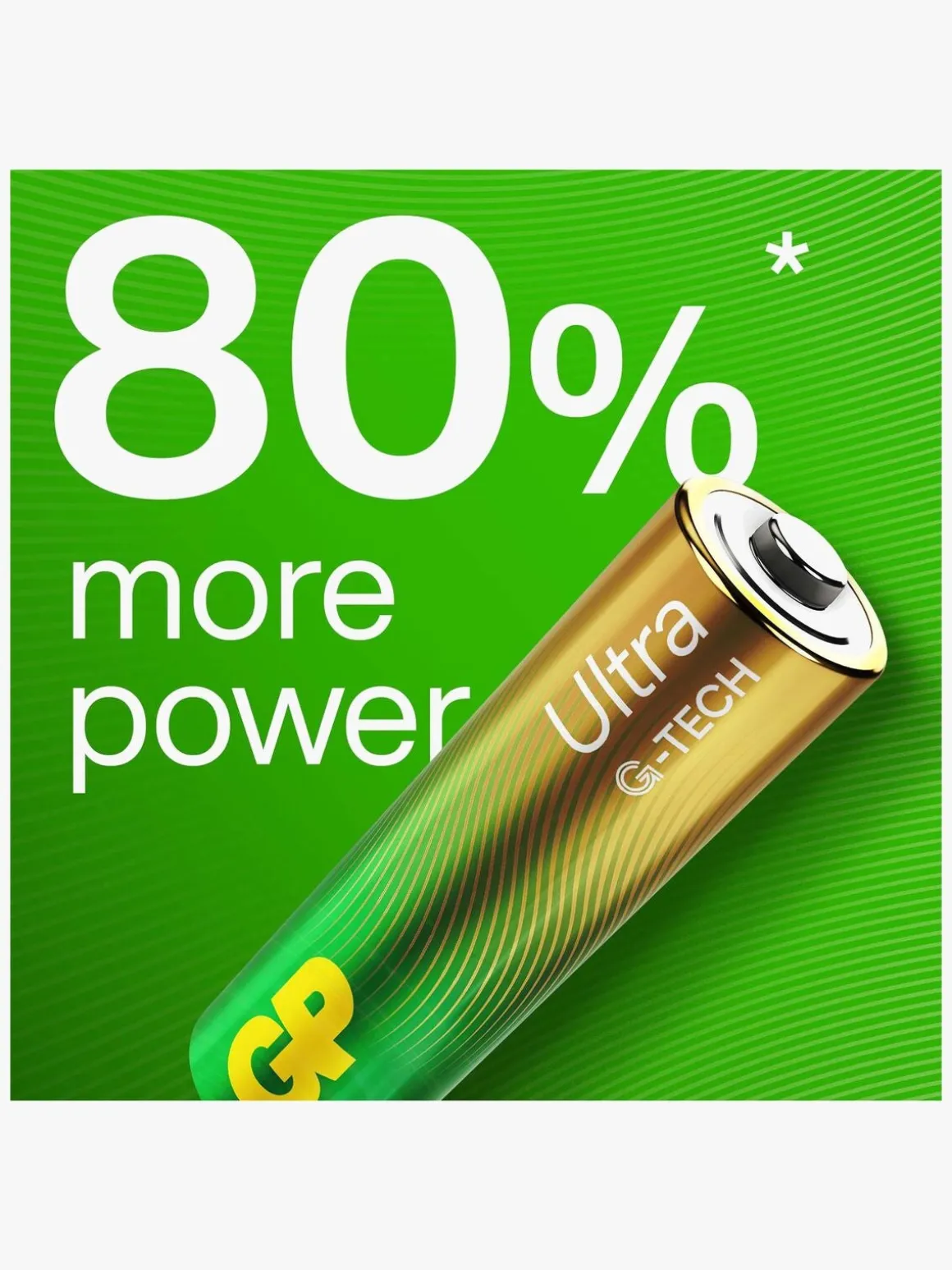 GP Ultra Alkaline G-TECH AAA/LR03 Batterier Svanemærket 24-Pak