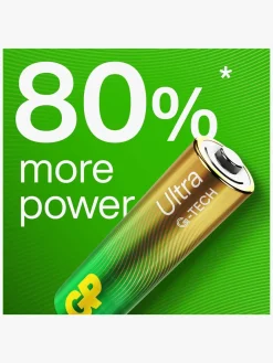 GP Ultra Alkaline G-TECH AAA/LR03 Batterier Svanemærket 4-Pak