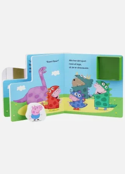 Gurli Gris Bog med Træfigurer - Dinosaurfest