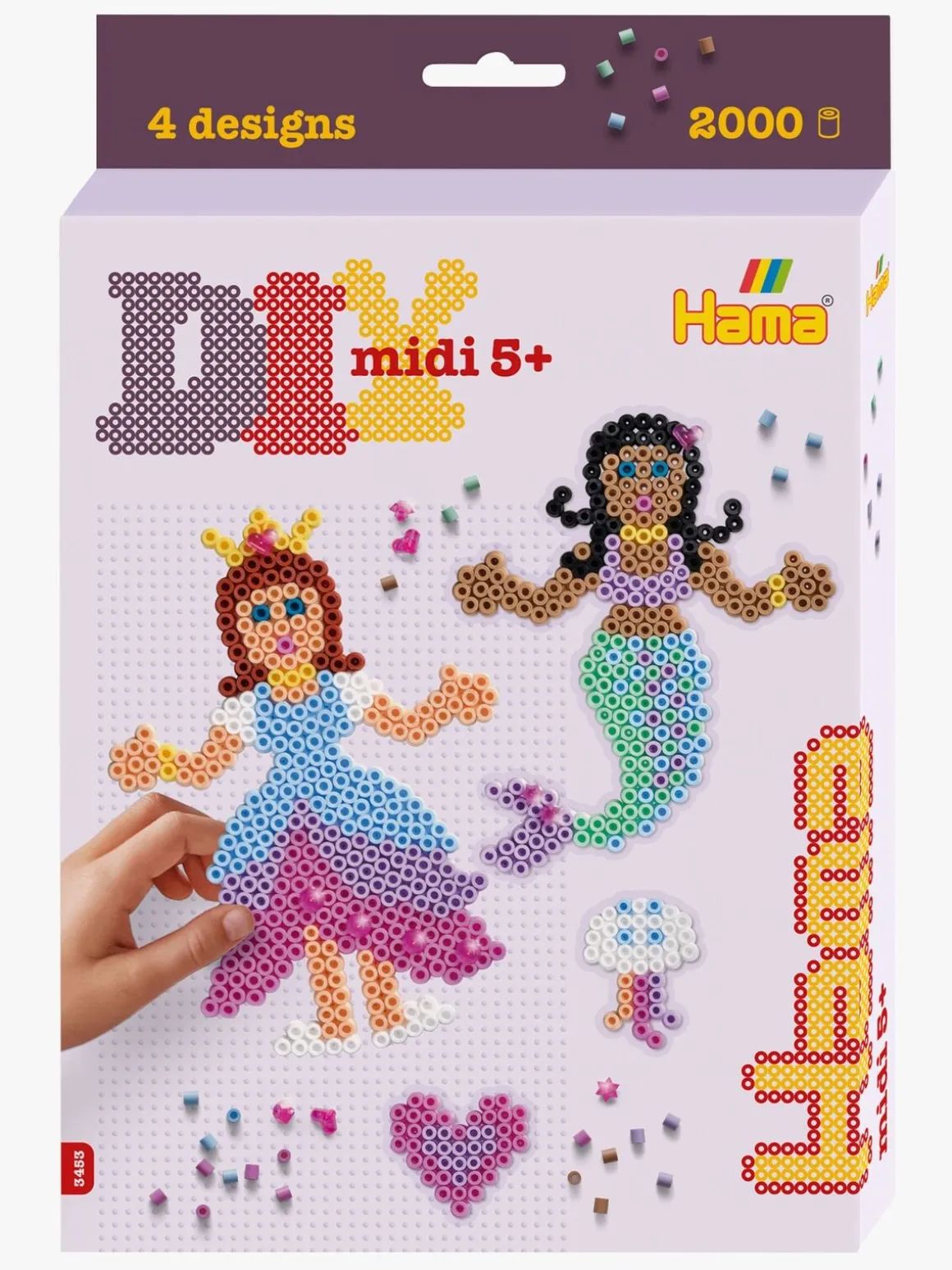 Hama Prinsesse & Havfrue Perlesæt 2000 Stk.
