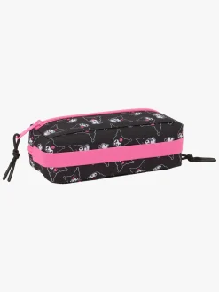 Hello Kitty Kuromi Penalhus med 3 Rum, Lyserød/sort