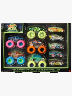 HotWheels Monster Trucks Selvlysende Multipack