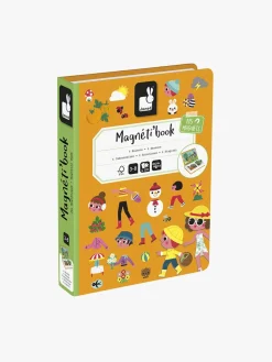 Janod Magneti'Book De 4 Årstider Magnetsæt 115 Stk.