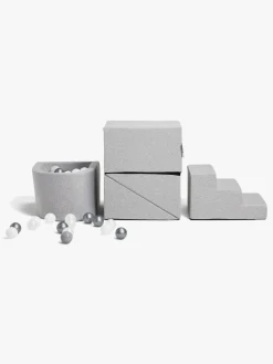 JLY Aktivitetsklodser & Boldbassin, Grey