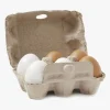 Kids Concept Bistro Æg 6-pak, Natur
