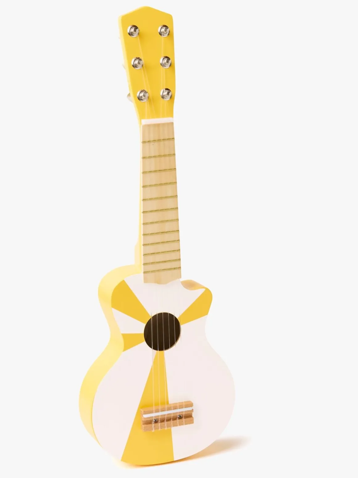 Kid's Concept Legetøjsguitar, Gul/Hvid