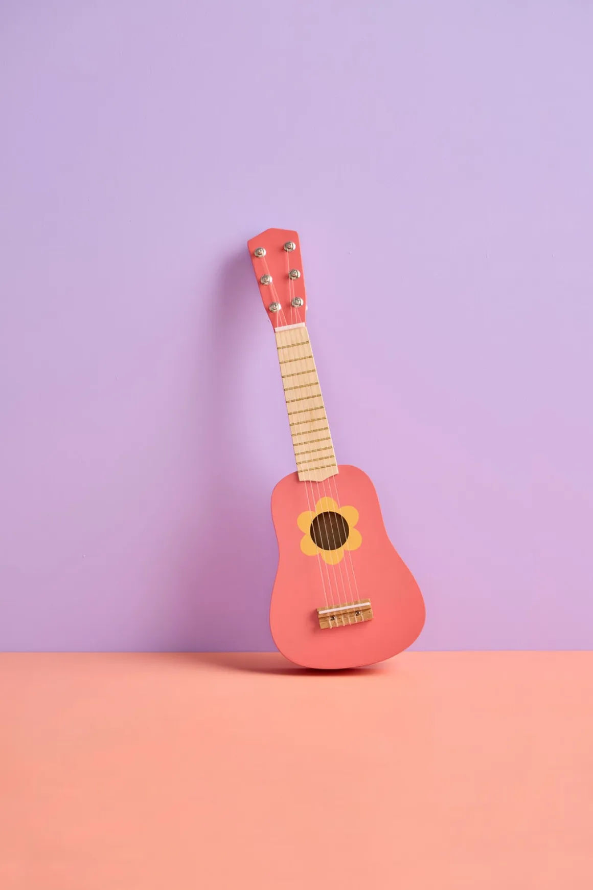 Kid's Concept Legetøjsguitar Blomst, Pink