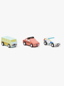 Kids Concept Pull-back Biler 3-pak