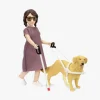 Lundby Dukke m. Blindestok & Hund