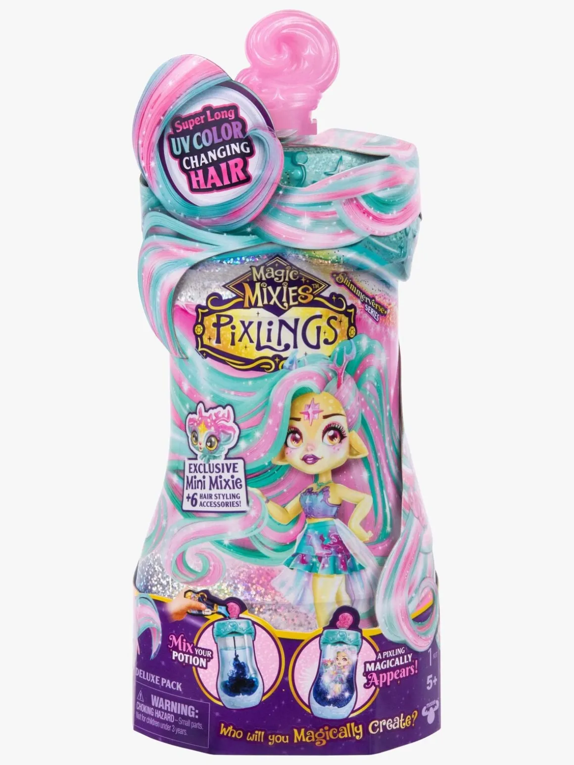 Magic Mixies Pixlings Galaxy Hair Legesæt Deerlee