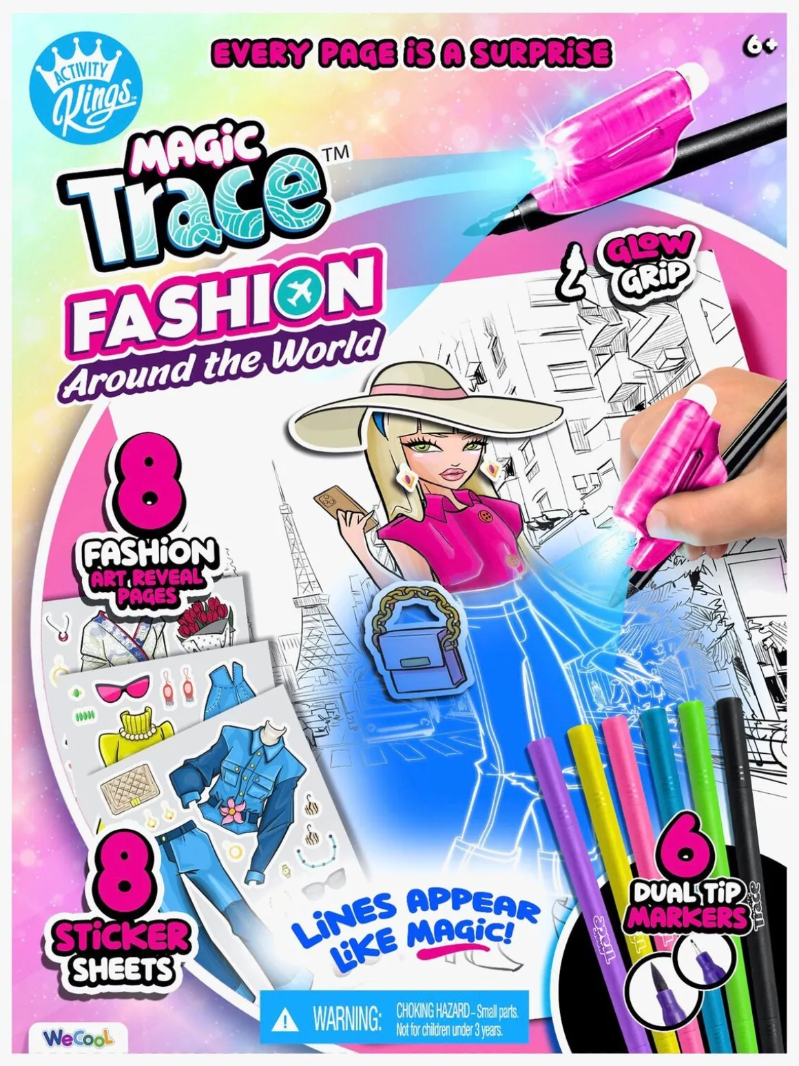 Magic Trace Glow Grip Malesæt Fashion Startsæt
