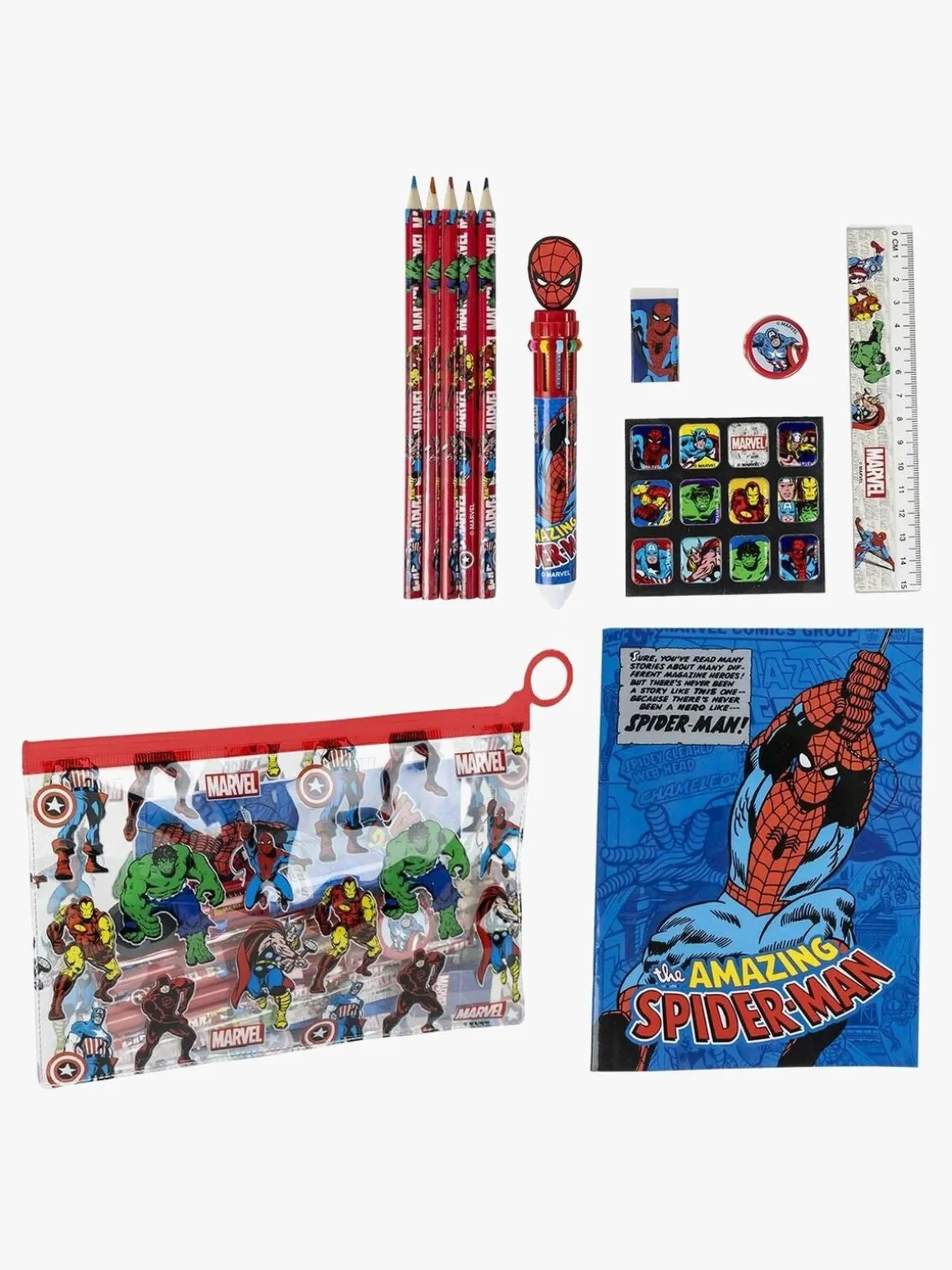 Marvel Avengers Skole Tegnesæt