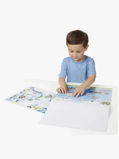 Melissa & Doug Genanvendelig Klistermærkebog Køretøj