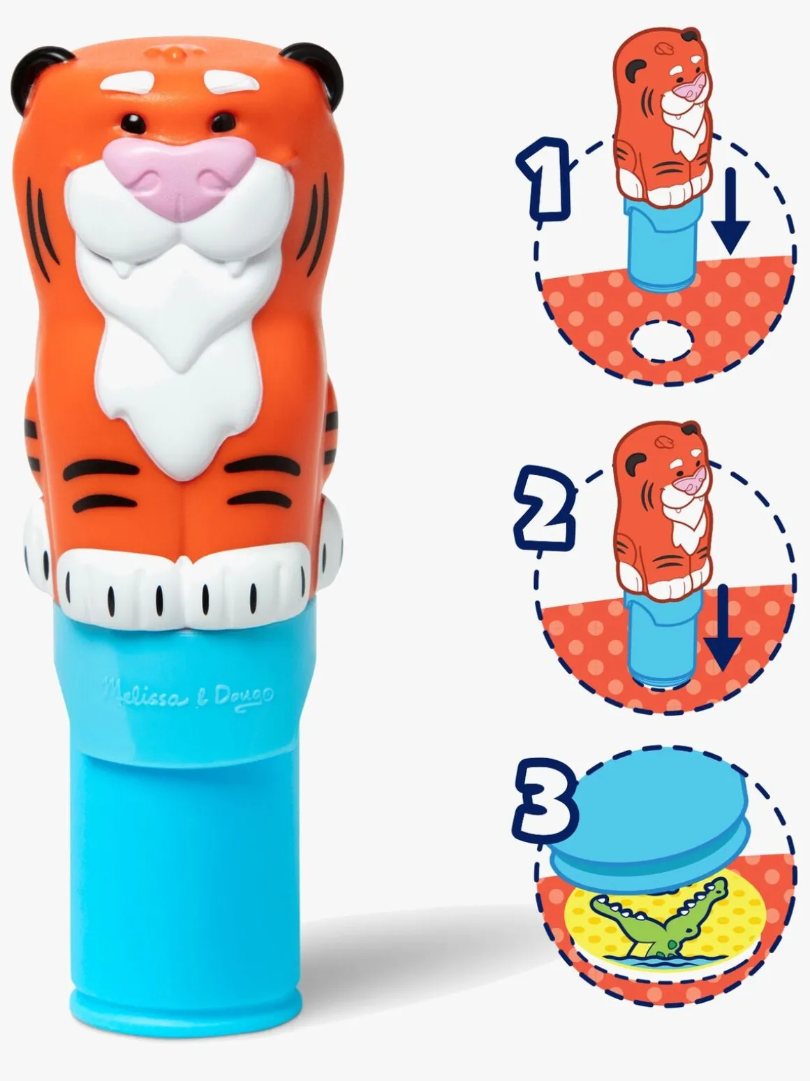 Melissa & Doug Sticker WOW! Ativitetsbog Tiger